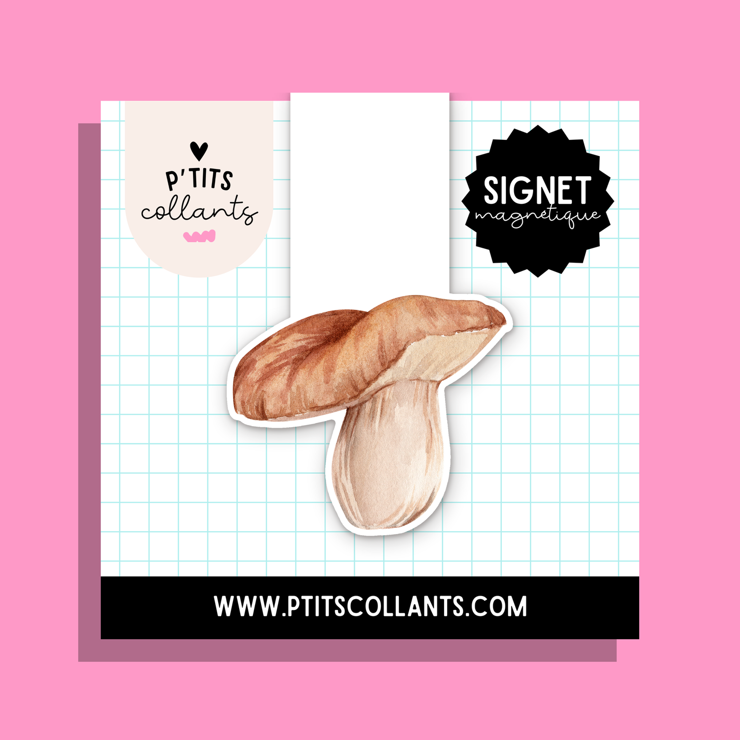 Refuge sauvage — signet magnétique P'tits collants