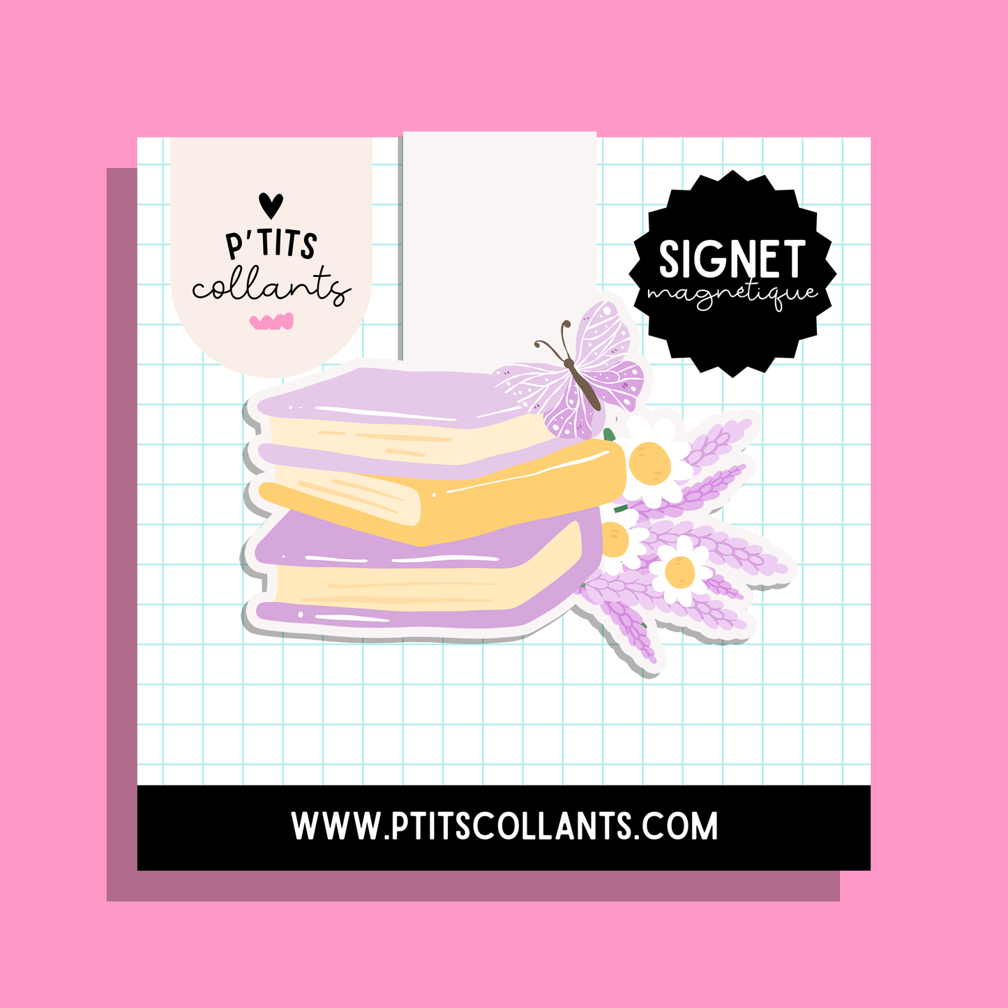 SM011 - Matcha latte · Signet magnétique P'tits collants