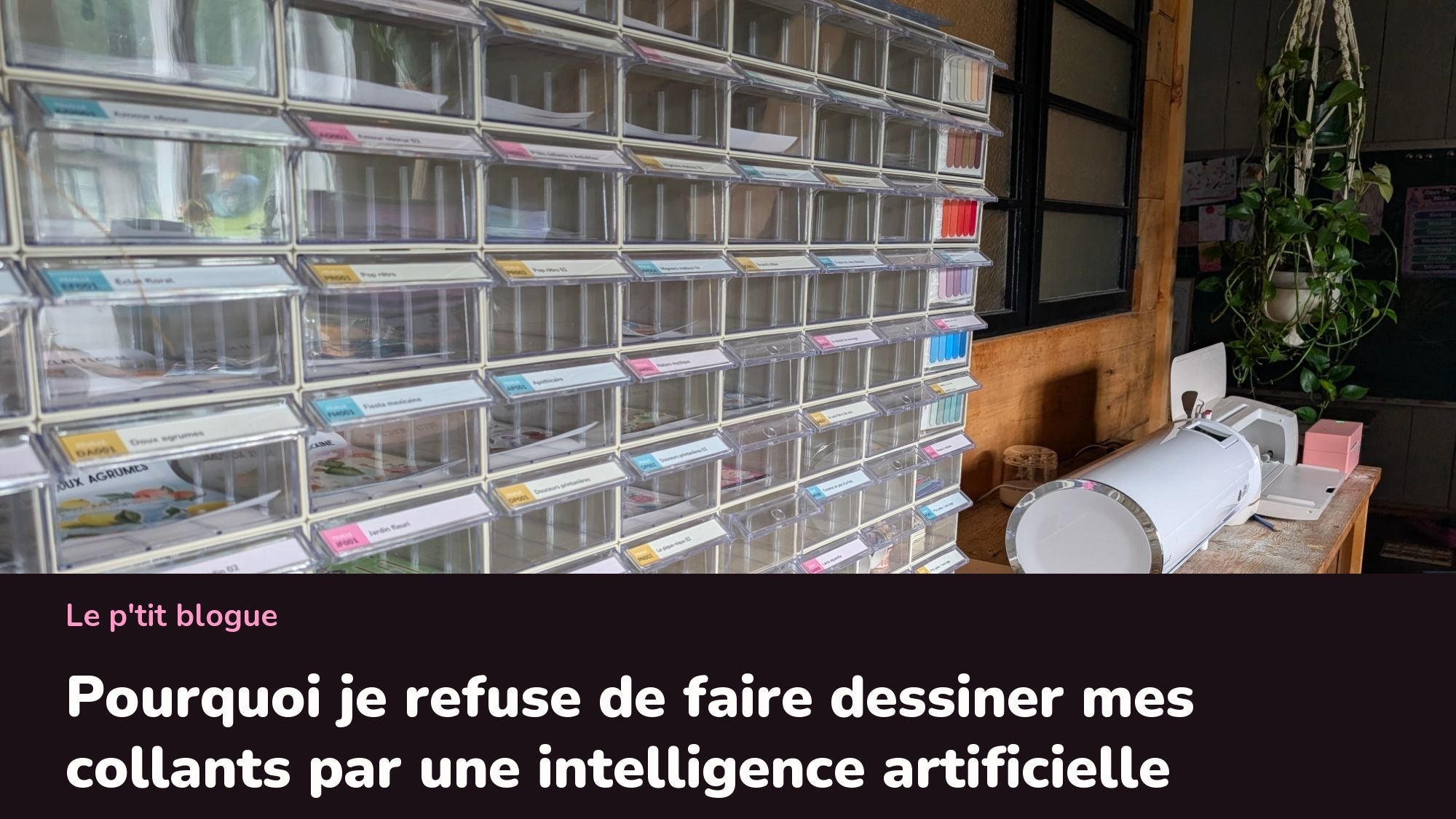 Pourquoi je refuse de faire dessiner mes collants par une intelligence artificielle