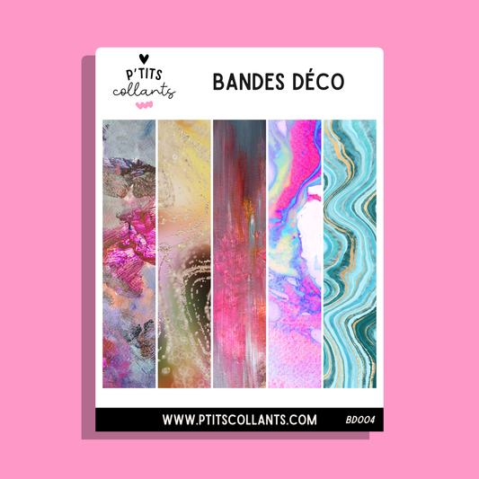 Bandes déco Géodes