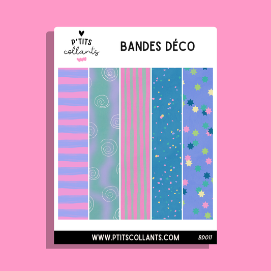 Bandes déco Barbe à papa