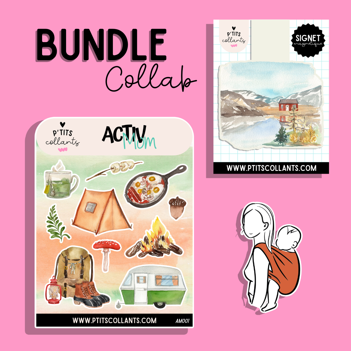 Bundle P'tits collants x ActivMom, édition limitée 2026