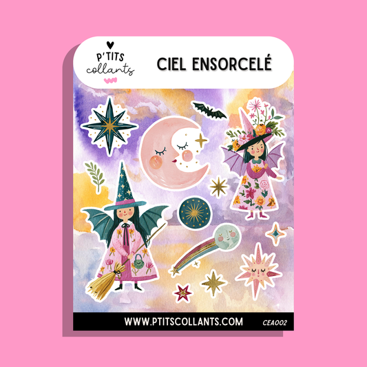 Feuille de collants Ciel ensorcelé