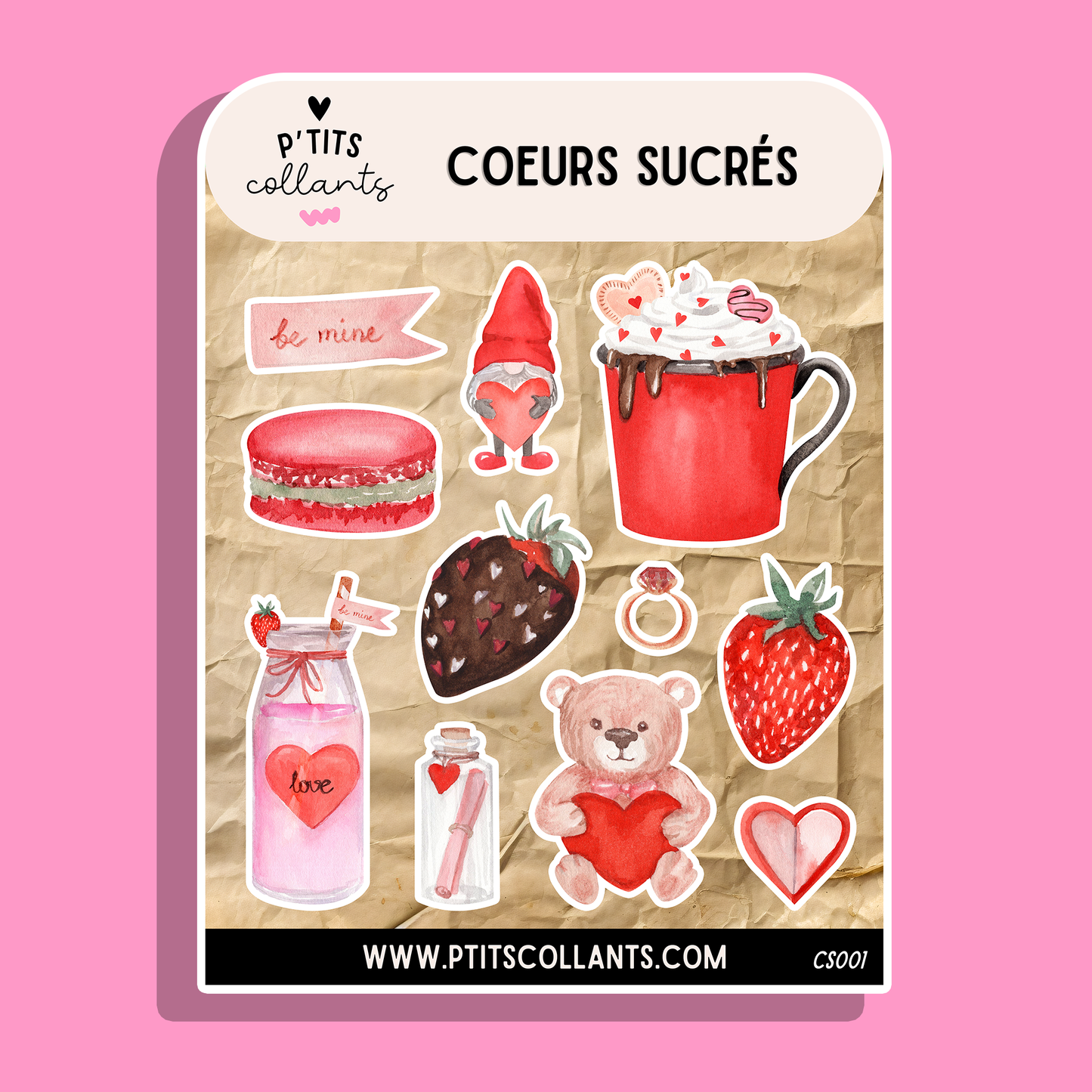 CS001 - Coeurs sucrés