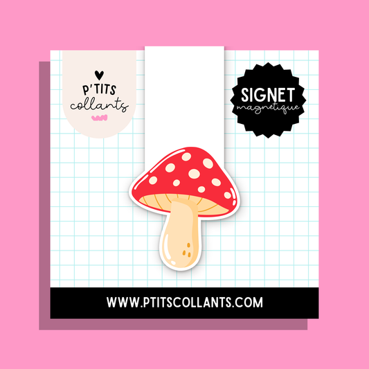 Champignon — signet magnétique P'tits collants