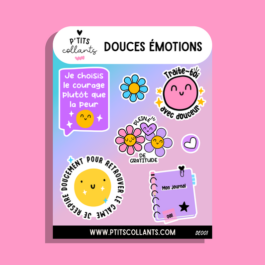 DE001 - Douces émotions · Feuille de collants