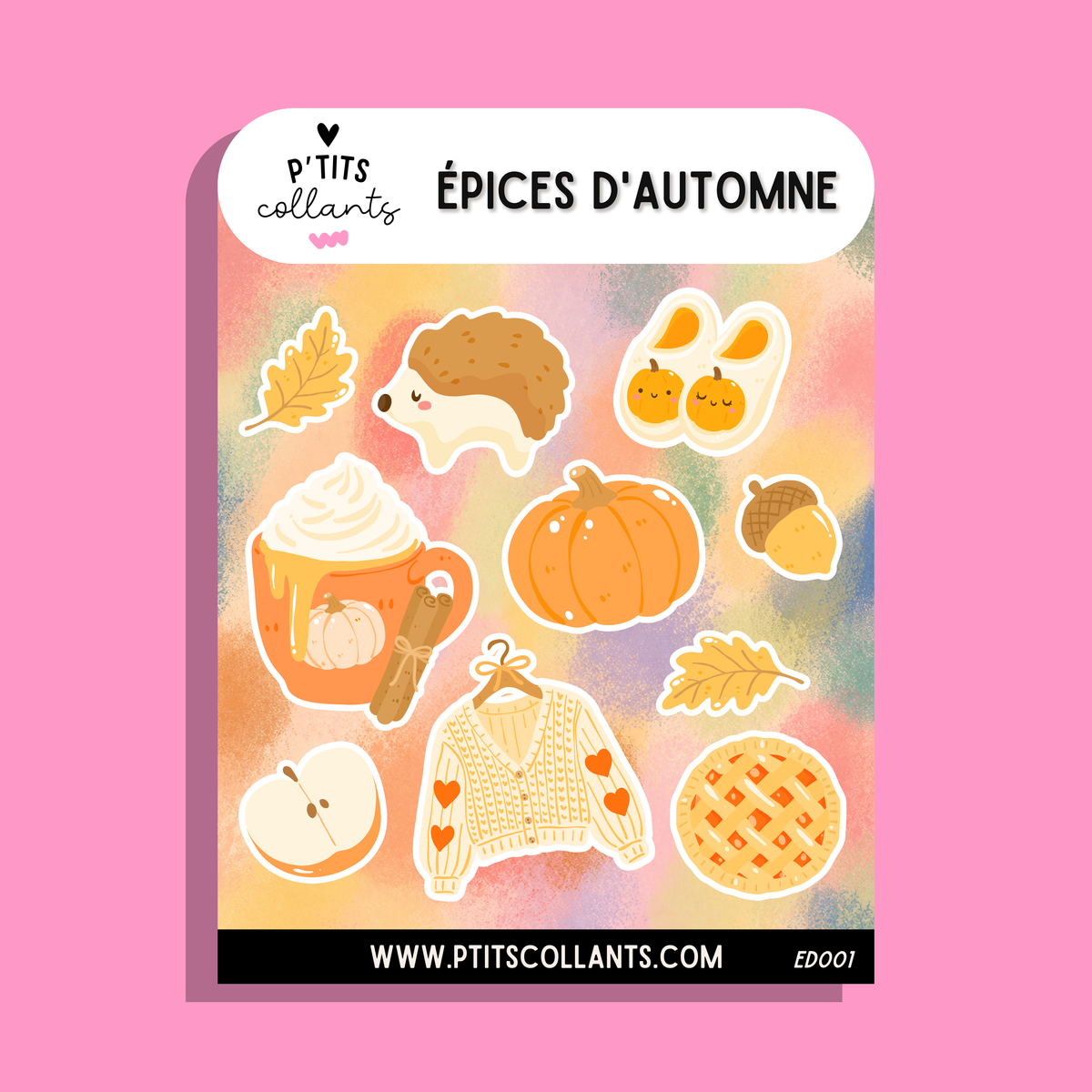 Feuille de collants Épices d'automne
