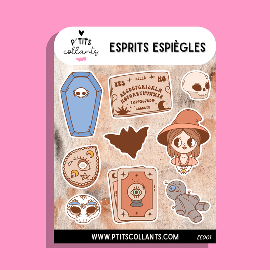 Feuille de collants Esprits espiègles