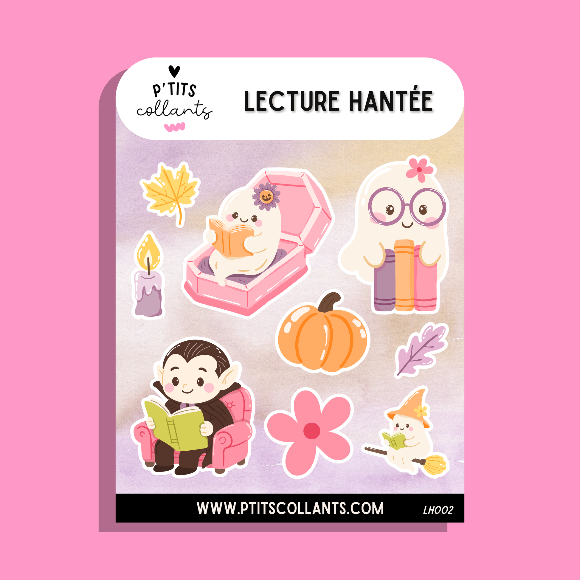 Feuille de collants Lecture hantée