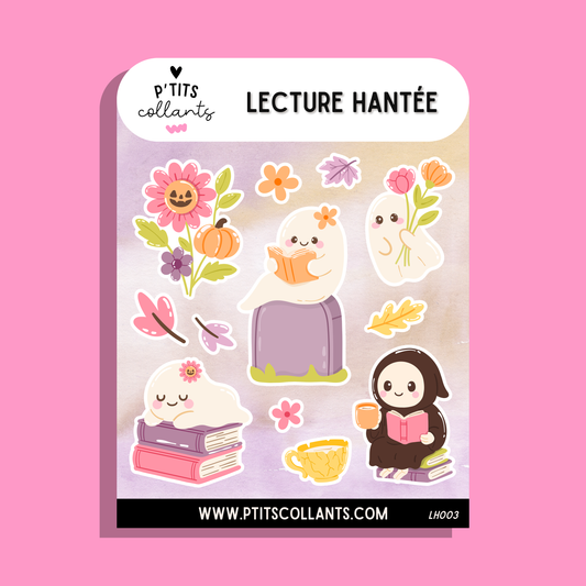 Feuille de collants Lecture hantée