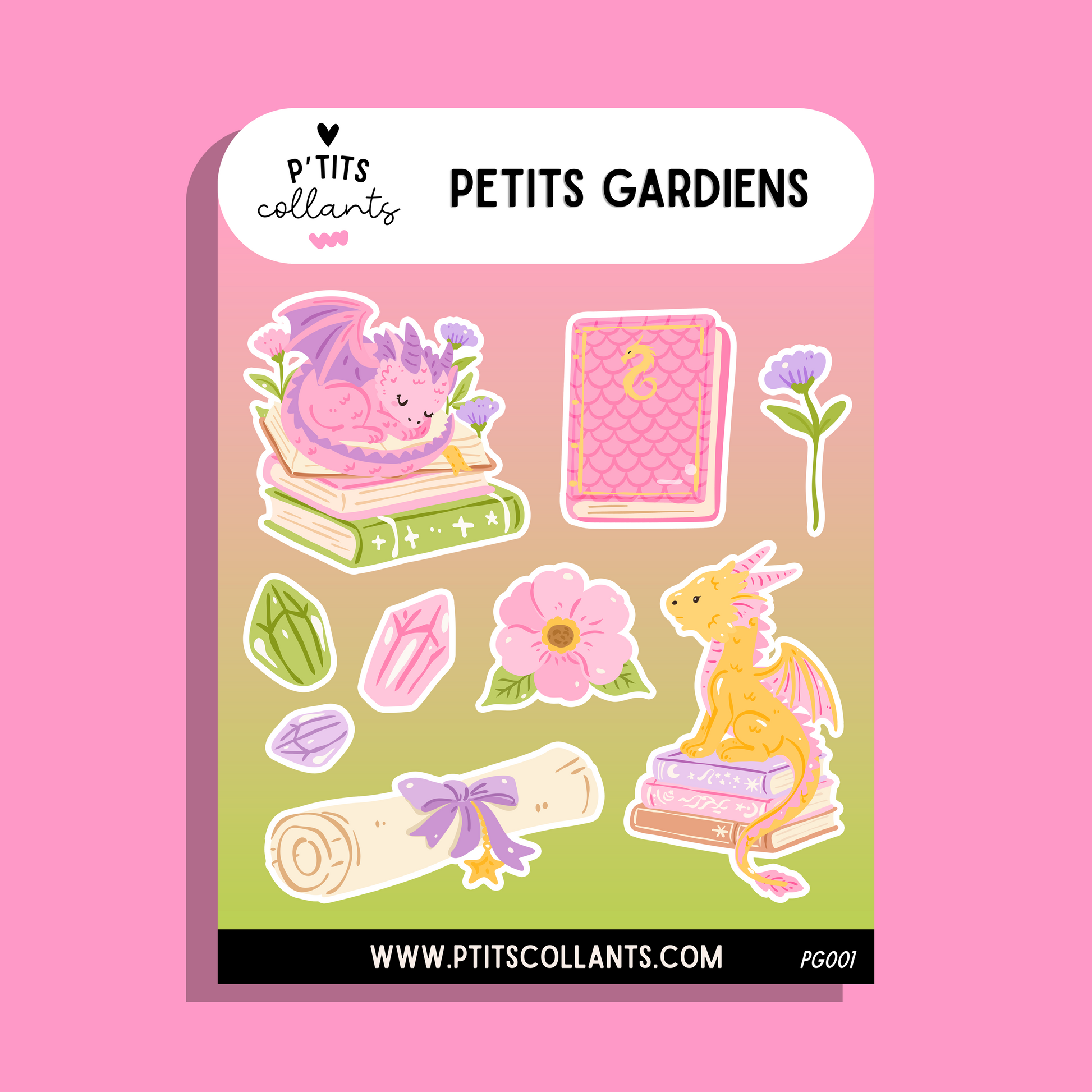 PG001 - Petits gardiens · Feuille de collants P'tits collants