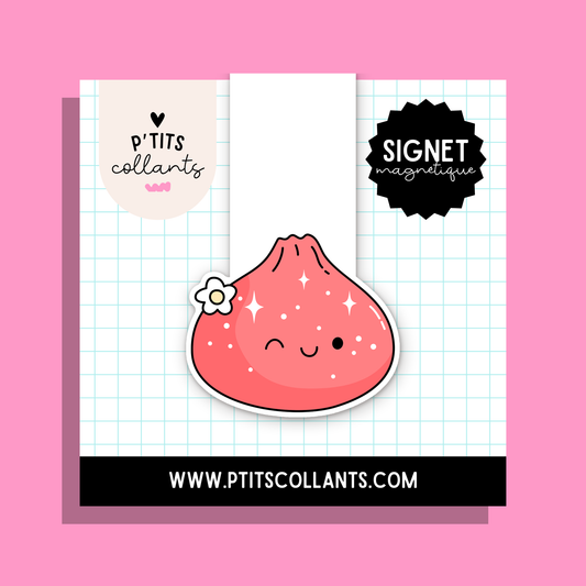 Mademoiselle dumpling · signet magnétique P'tits collants