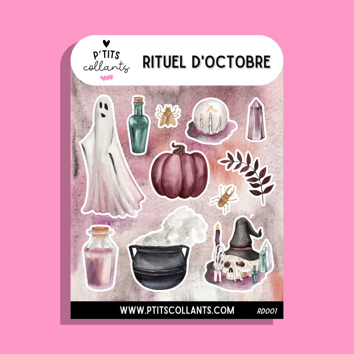 Feuille de collants Rituel d'octobre