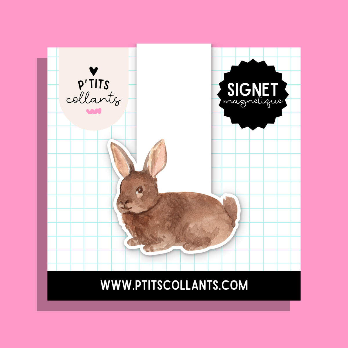 Refuge sauvage — signet magnétique P'tits collants