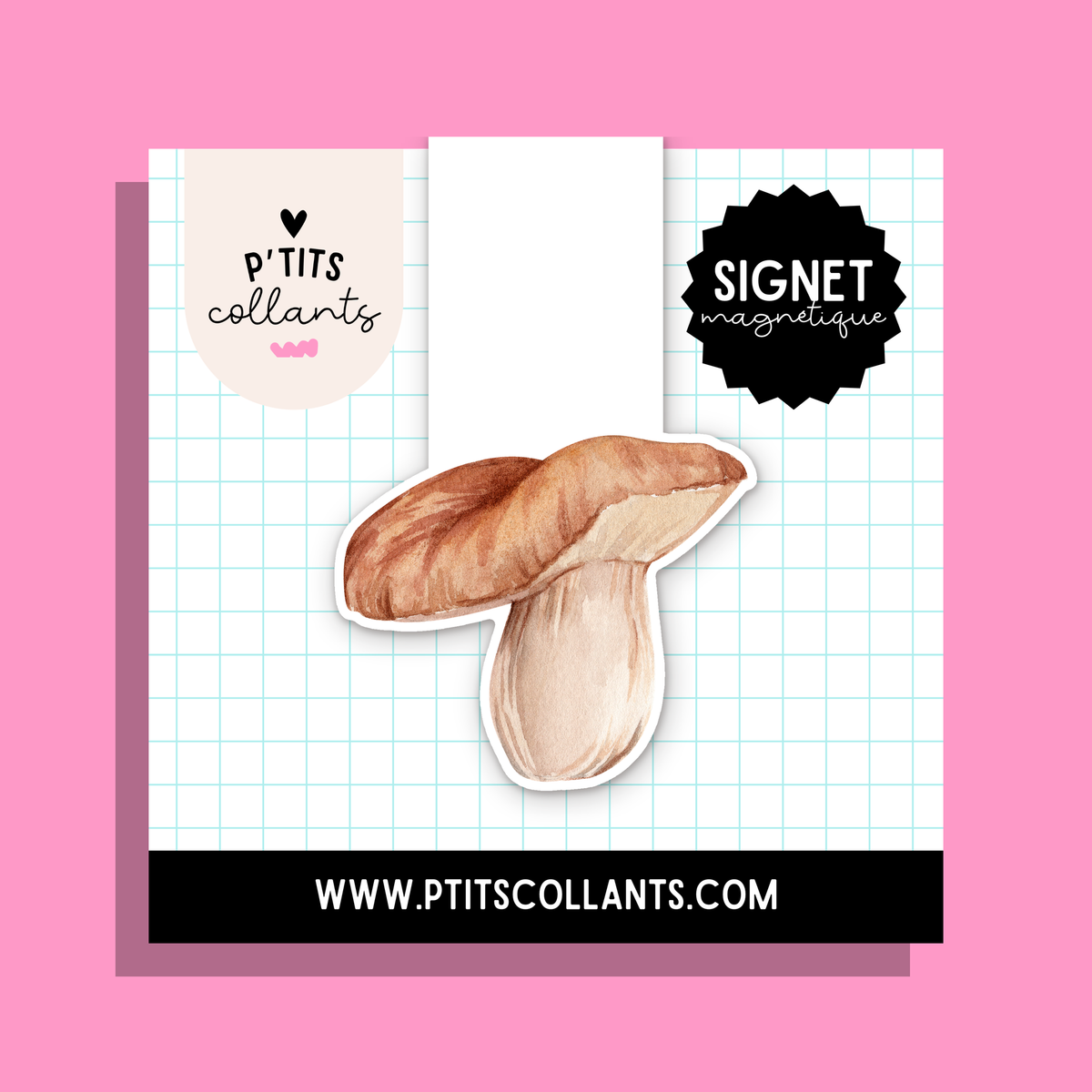 Refuge sauvage — signet magnétique P'tits collants