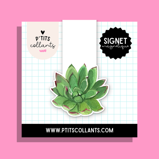 Succulente · signet magnétique P'tits collants