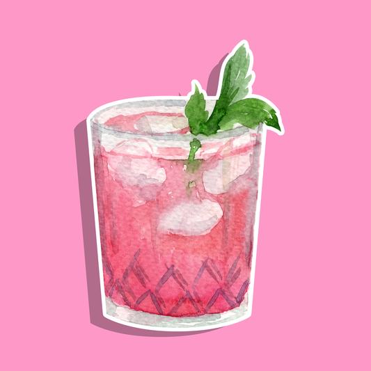 Le Mule aux Framboises — Collant Die-Cut holographique