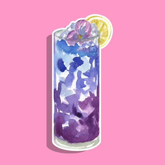 Limonade Galaxie — Collant Die-Cut holographique