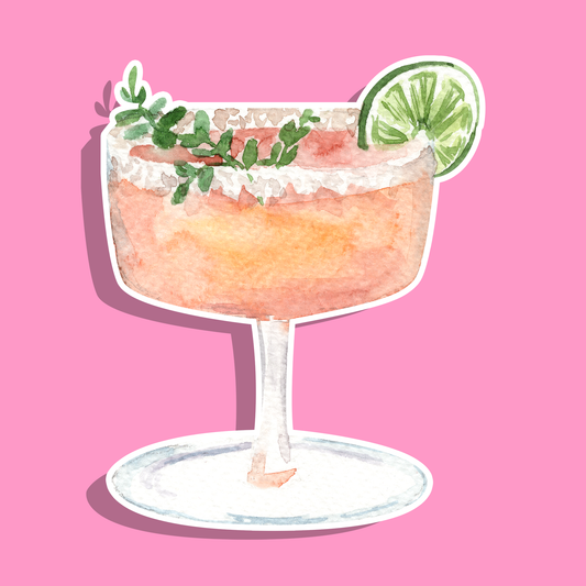 Margarita Miel & Thym — Collant Die-Cut holographique